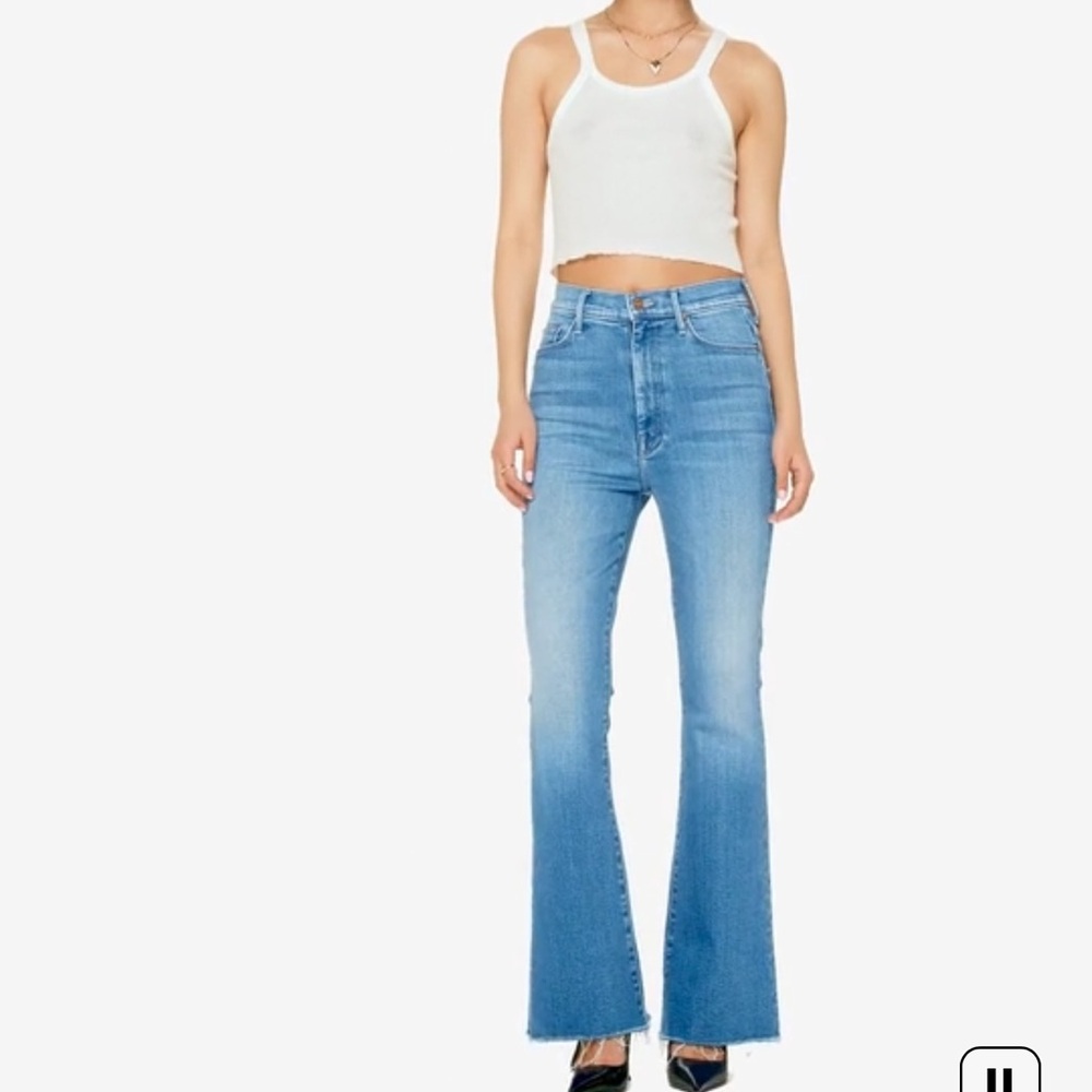 Women's Blue Flared Jeans